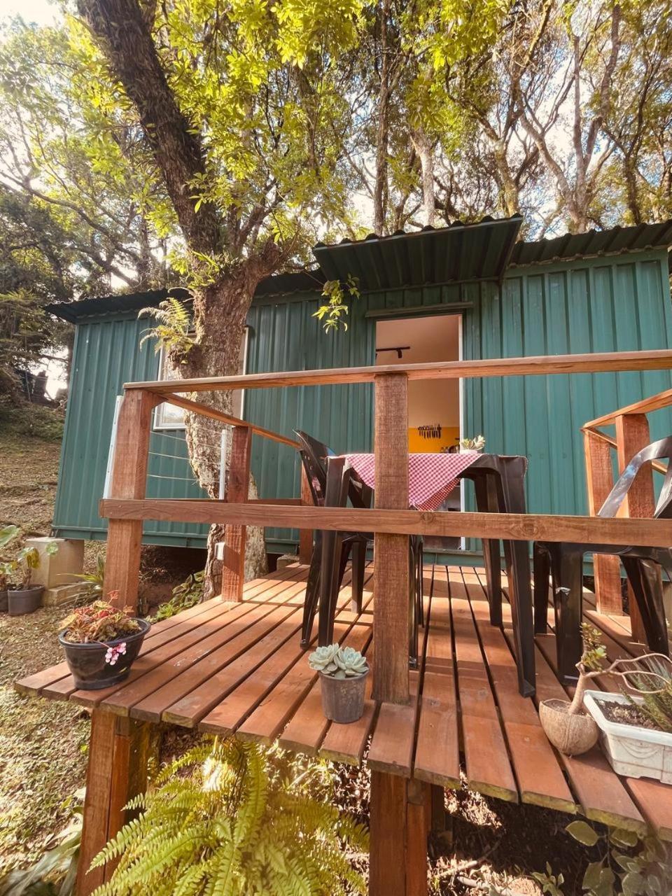 Apartment Container Com Deck E Vista I Climatizado E Aconchegante Em Curitiba Na Natureza *